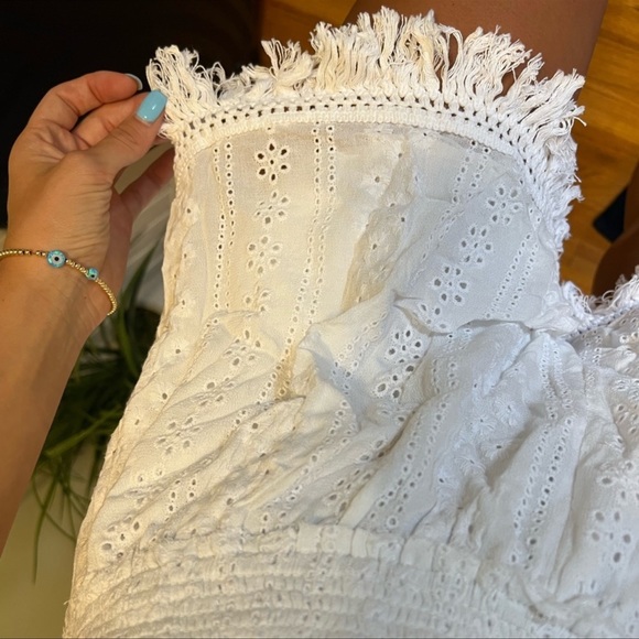 White Floral Shorts NWT - Picture 6 of 8